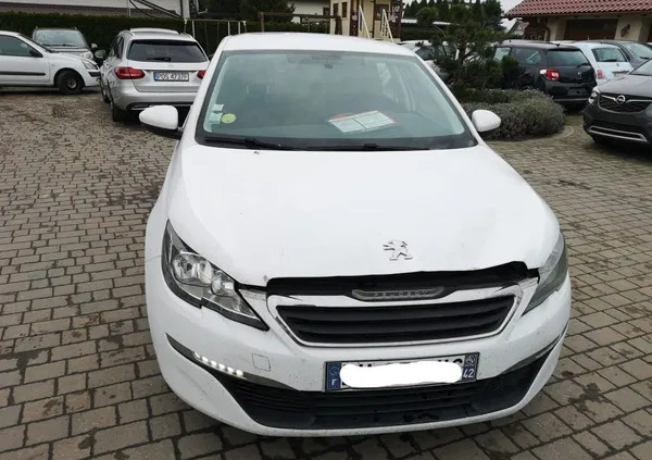 samochody osobowe Peugeot 308 cena 17900 przebieg: 166946, rok produkcji 2015 z Czechowice-Dziedzice